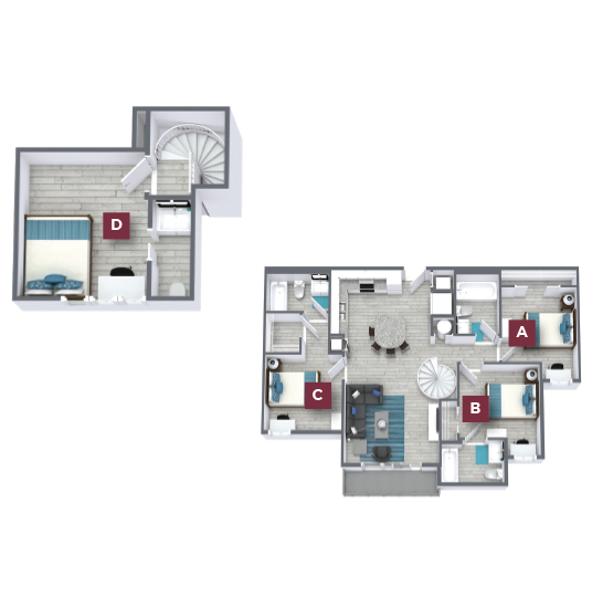 FSU Student Housing Floor Plans
