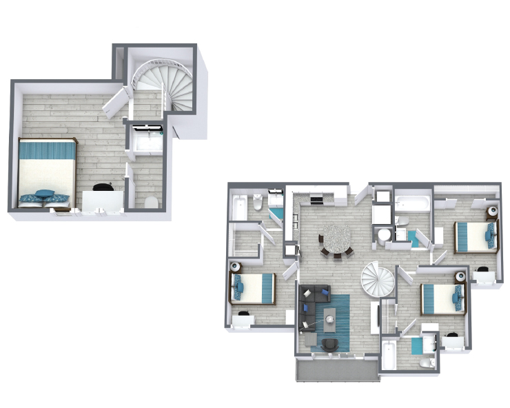 D4 - Loft Floor plan