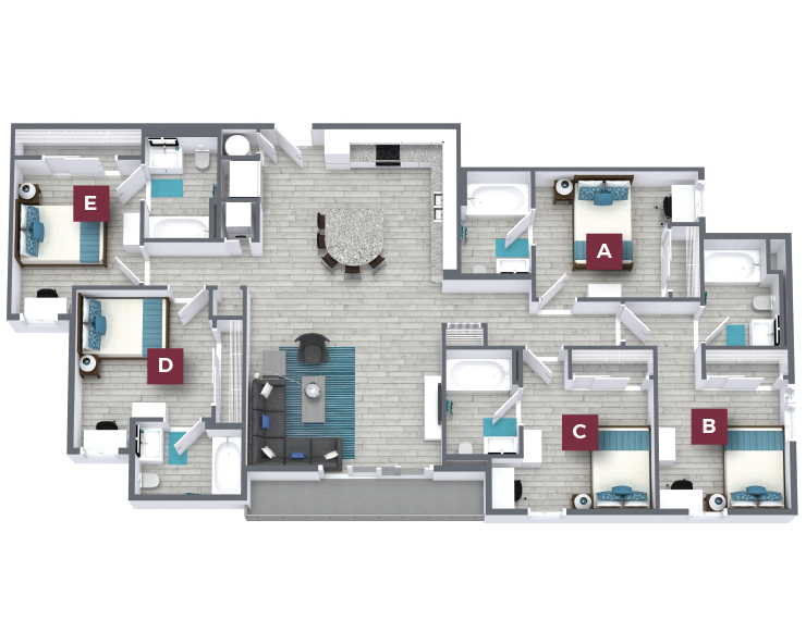 E1 Floor plan