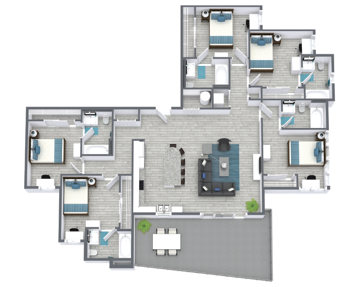 E2 Floor plan