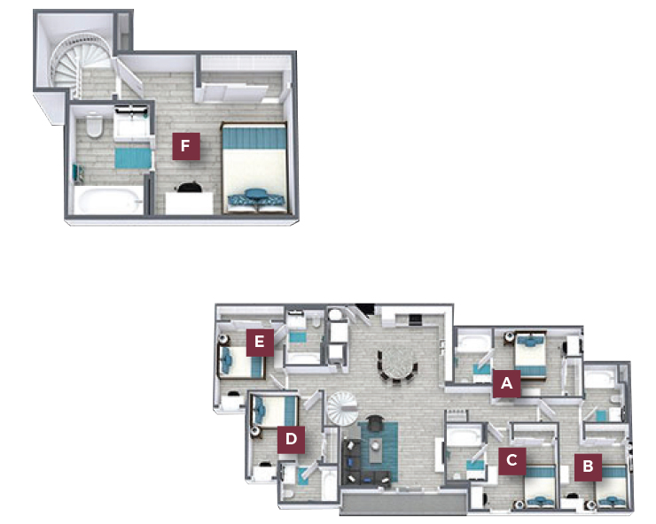 F1 - Loft Floor plan